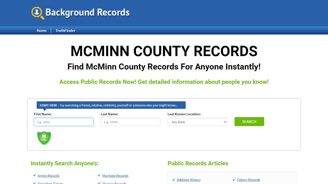 Find McMinn County Records For Anyone